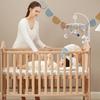 Baby Crib Mobile - Portable Hanging Toys with Animal Figures for Newborns, Nursery, Stroller, Bedroom & Outdoor
