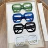Thick Large Frame Presbyopia Glasses Men's and Women's Stylish Square-Frame Blue Light-Blocking Glasses with Plus Diopters