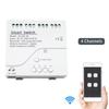 Tuya Es Modules WiFi Remote Control Faceplate 4-ch Voice Control Controller 433 MHz Work with Voice Control