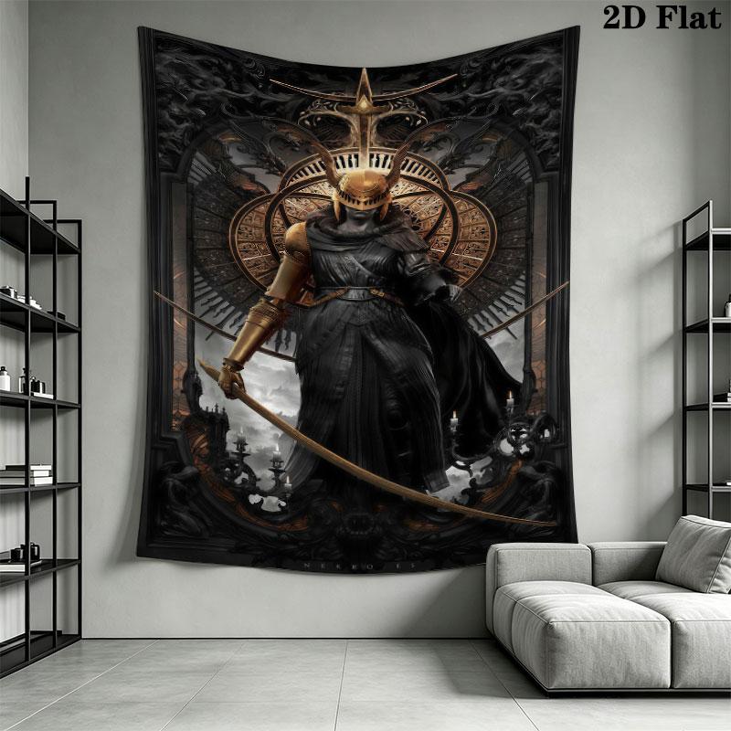 Malenia Flow Wall Hanging Printed Fabric Blanket Decorative Tapestries for Bedroom Living Room Home Decor