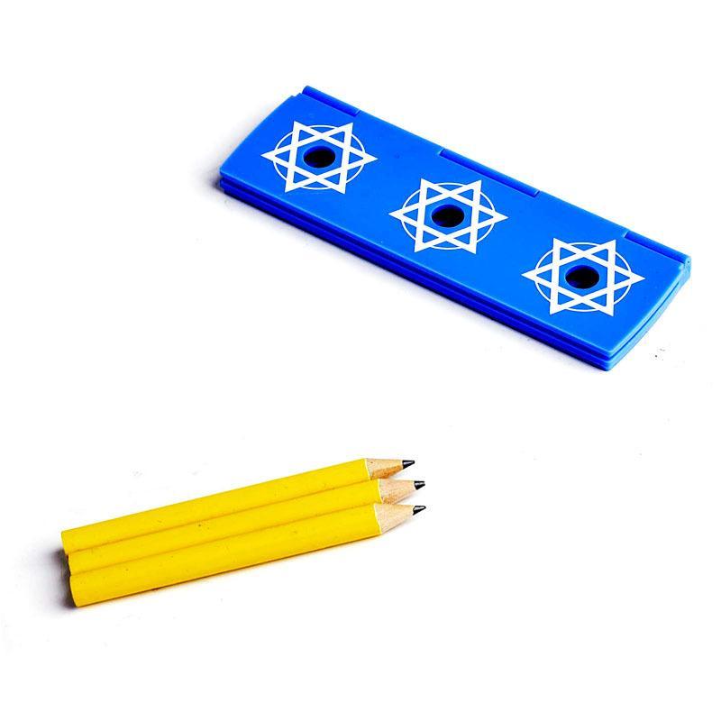 Safe Non-toxic Pencil Through Coin Magic Trick Props Fun Close Up Toys for Kids Small Stage Performance