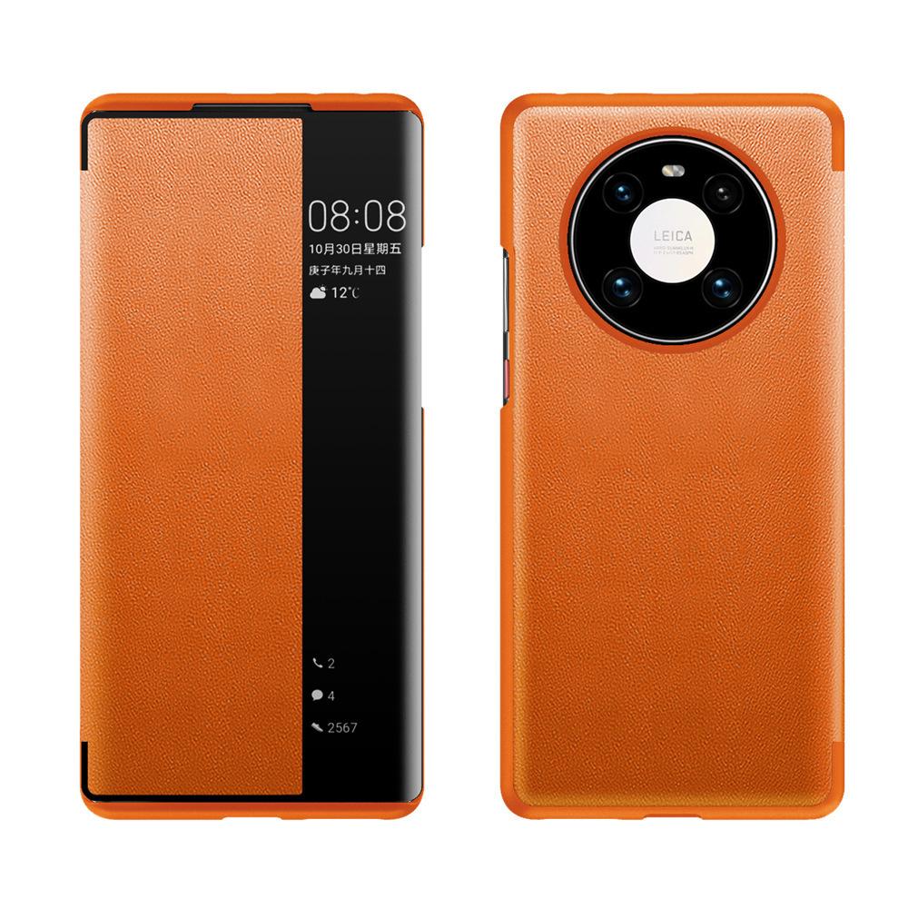 Huawei Mate60pro Phone Case Flip Cover Plain Leather Case Pura70U Full Package Magic6 Smart Protective Case