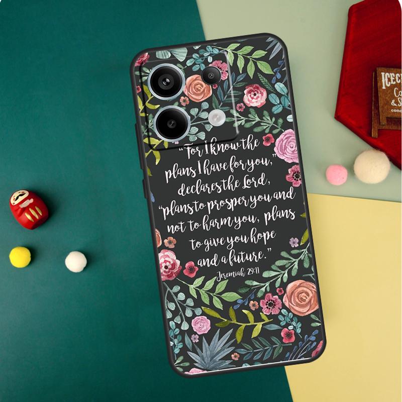 Bible Verse Case For Xiaomi Redmi Note 13 14 12 11 10 15 Pro Plus Redmi 13 15 14C 13C 15C 10C 12C Funda