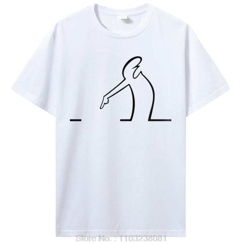 La Linea TV T-Shirt Für Unisex Zeigender Humor Lässige Sweatshirts T-Shirt Neuheit Trendig Locker Lustiges Baumwoll-T-Shirt