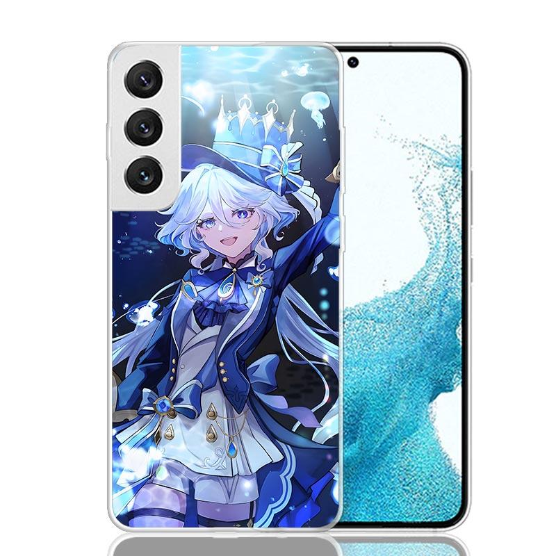 Genshin Impact Furina Phone Case For Samsung Galaxy S26 S25 Edge S24 S23 FE S22 Ultra S21 Plus S20 + Fundas Cover Coque Galaxy S