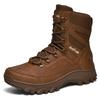 Herren High-Top Stiefel Outdoor Rutschfeste Wanderschuhe Schnürung Wüsten Knöchelhohe Stiefel für Herren Militärische Kampfstiefel Botas Para Hombre