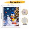 Disney Digital Oil Painting Art Kit Donald Duck Snowman Christmas Handmade Coloring Painting Home Decor