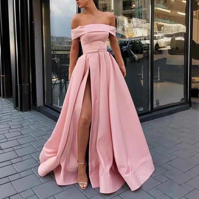 2021 Rochie de damă, multicoloră, fără spate, de primăvară/vară, cu top leagăn