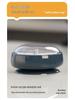 Mini Suction Cup Waterproof Wall Clock (Anti-Fog, 7cm) for Bathroom, Kitchen, or Toilet - Quartz Movement