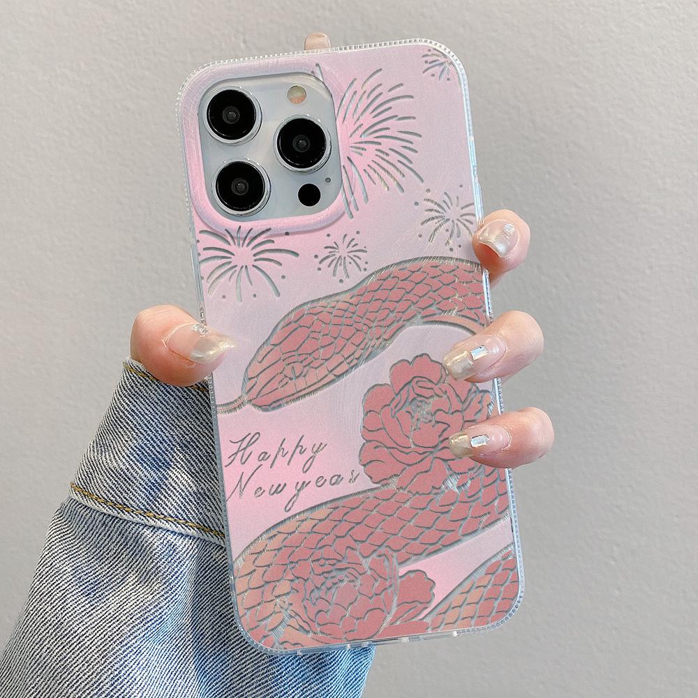 

Роскошный чехол для iPhone 11 13 15 16 Pro Max 12 14 Plus 16promax 15promax 14promax 13promax Мягкие чехлы с рисунком под змею For iPhone13 14