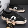 Summer Men Canvas Shoes Breathable Casual Low-Top Sneakers Soft Sole Flat Shoes Trendy Sports Footwear for Teens Boys