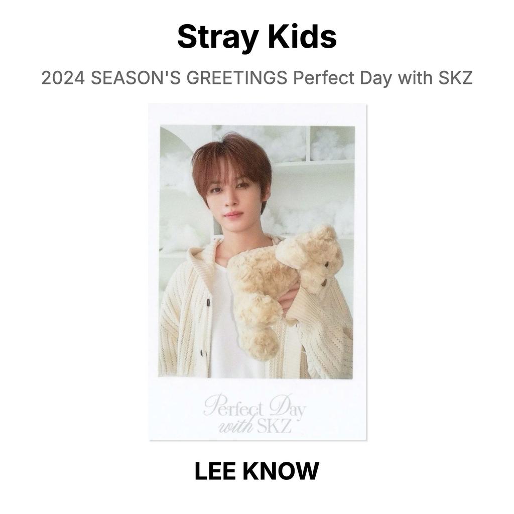 Stray Kids 2024 SEASON'S GREETINGS Perfect Day with SKZ Official Photocard