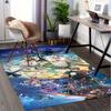 Office Carpet: Genshin Impact Fantasy Anime Characters Decorative Rug for Desk Chairs, Gaming Setup