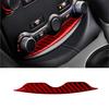 Red Carbon Fiber Interior Below Climate Control Cover Trim For Nissan 370Z