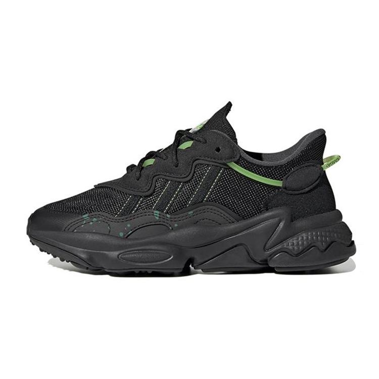 Adidas Ozweego Black Solar Green GS HQ1637 38.5