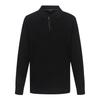 Superior Men'S Transitional Collared Sweater Black (Idba40139)