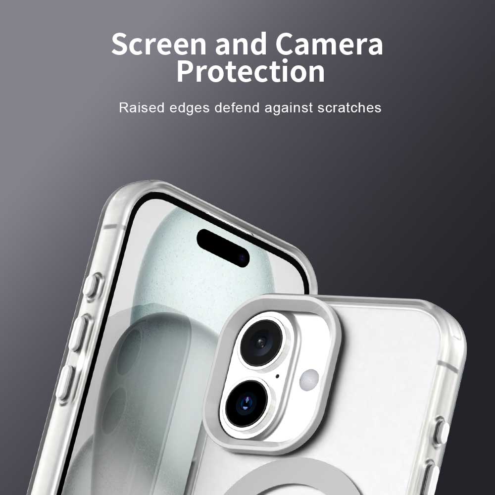 Dla Apple iPhone 16 15 14 13 Smukłe Odporne na Upadki Wstrząsoodporne Odporne na Odciski Palców Magnetyczne Matowe Etui na Telefon