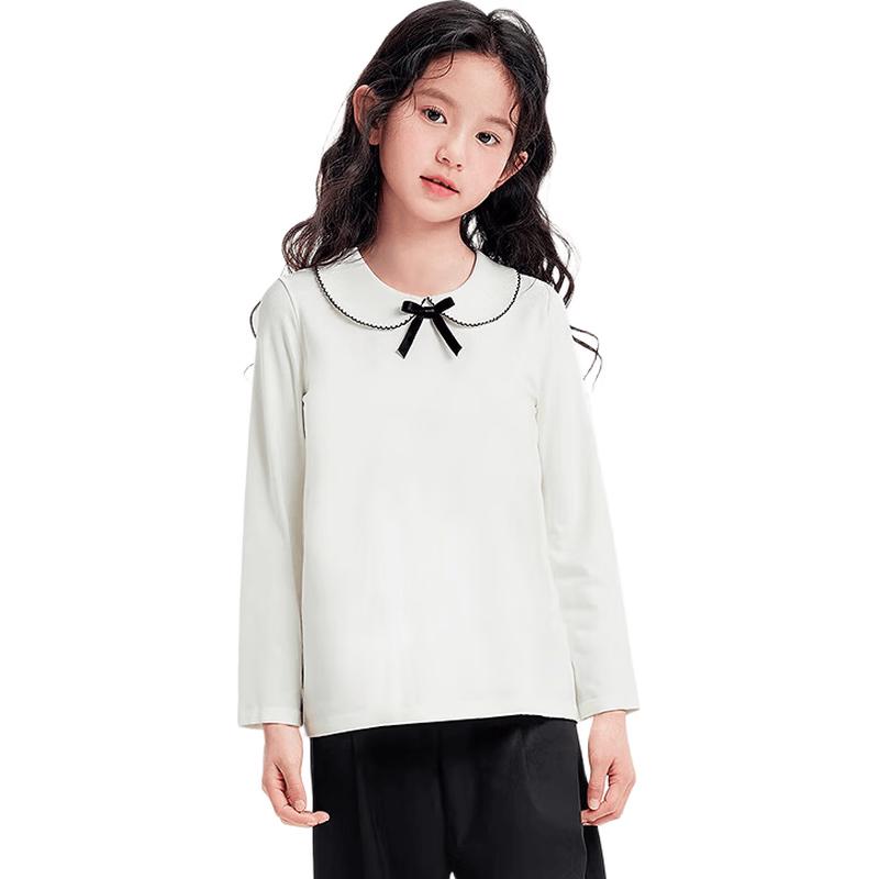 Balabala Girls' 2025 Autumn Long-Sleeve T-Shirt