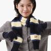 PIECEMAKER P LOGO STRIPE MUFFLER+GLOVE SET