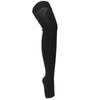 Open Toe Compression Thin Stockings Versatile Thigh High Mercerization Socks Black