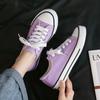 Shoes For Women Low-Top Vulcanized Canvas Platform Sneakers Black Flats Tennis Female Classic Student Small Couples Skateboard