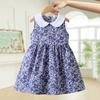 Summer Girls Floral Sleeveless Dress Cute Princess Casual Party Wear Kids Clothing