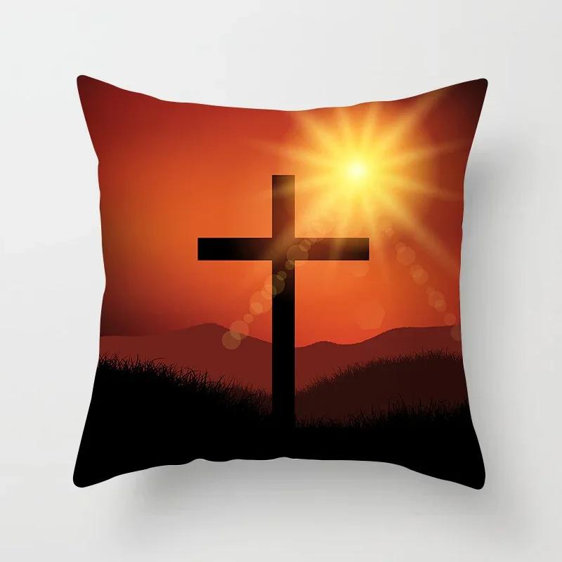 Summer Beach Pillowcase Palm Tree Leaves Plant Pillow Case Sofa Home Decoration Car Waist Throw Cushion Cover Custom Polyester