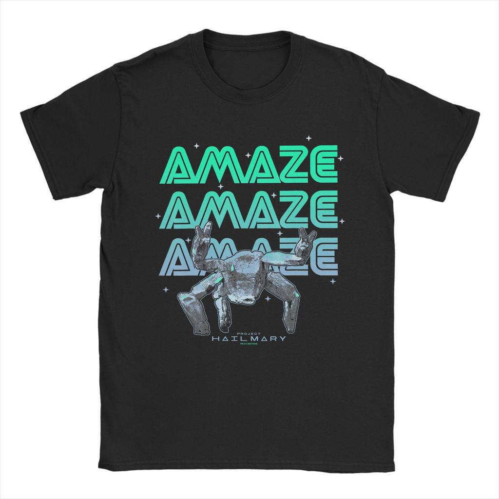 2026 New Project Hail Mary Fist My Bump Rocky Graphic T Shirt Sci Fi Movie Fan Gift Retro Space Unisex Cotton Tee for Unisex Women