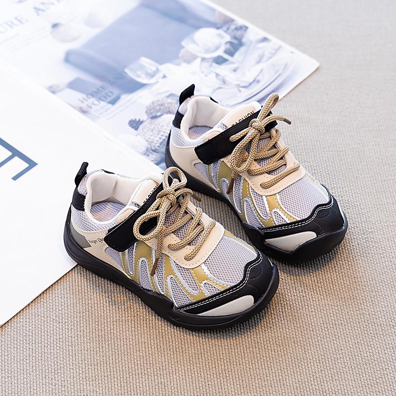 Children's Versatile Outdoor Hiking Shoes, New Autumn Model for Girls, Breathable Mesh Forrest Gump Shoes, Korean Style Sneakers