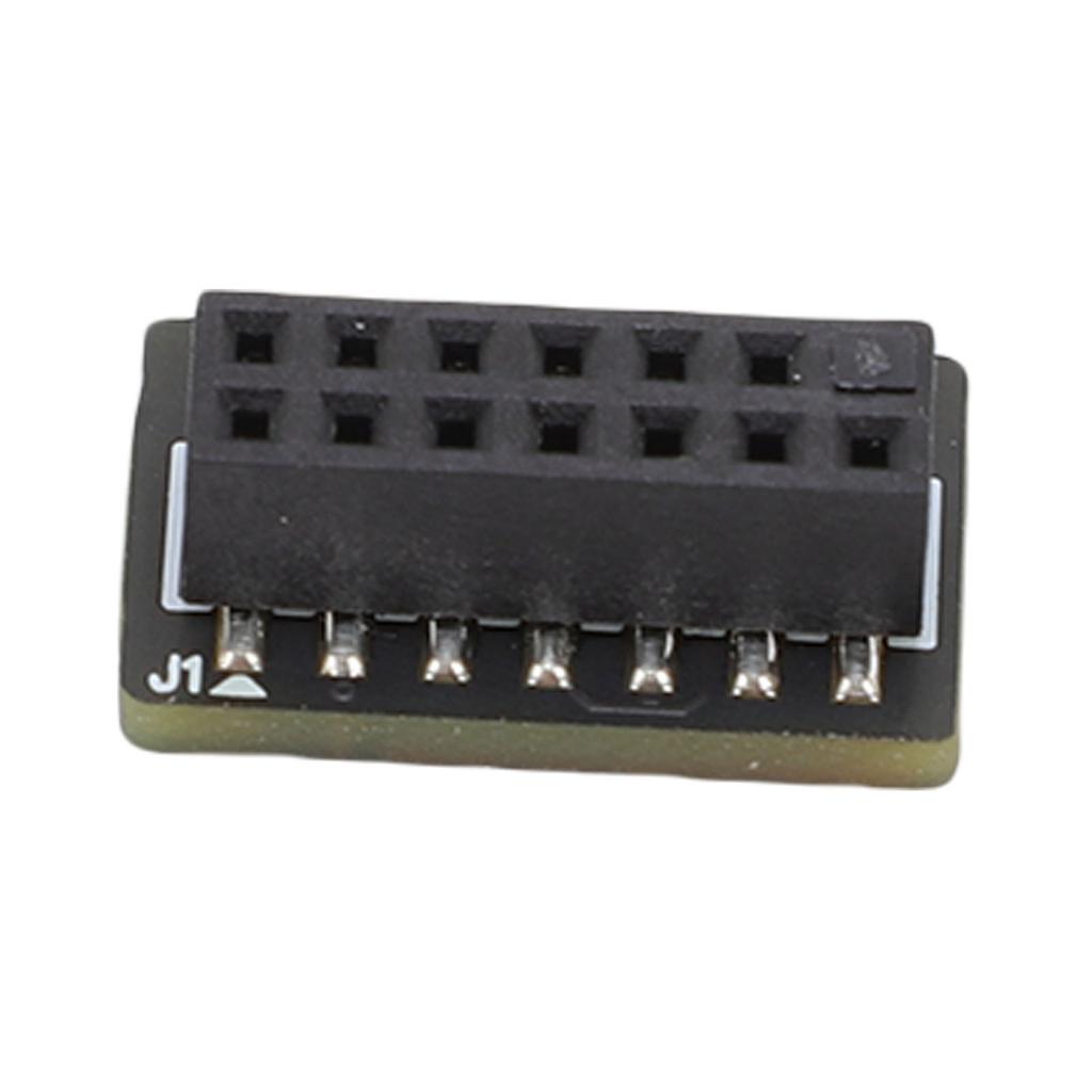 TPM 2.0 Module Support for ASROCK Motherboard 14Pin SPI TPM2.0 Remote Card Encryption Security Board for Win 11