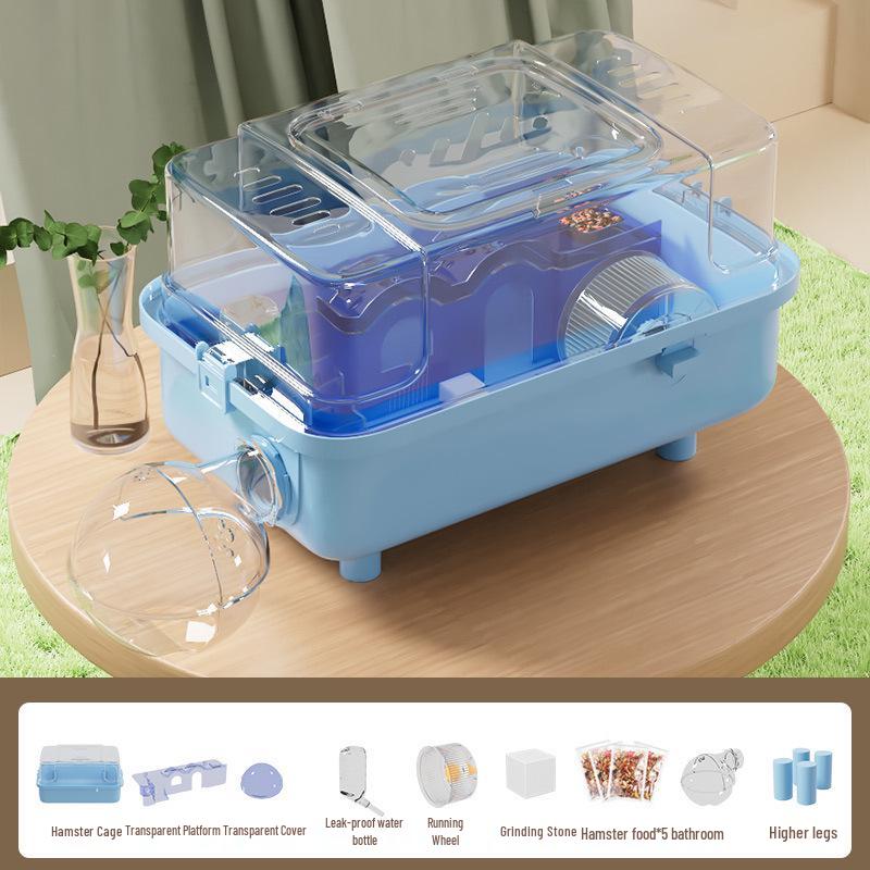 Luxury Acrylic Travel Cage for Baby Golden Hamsters