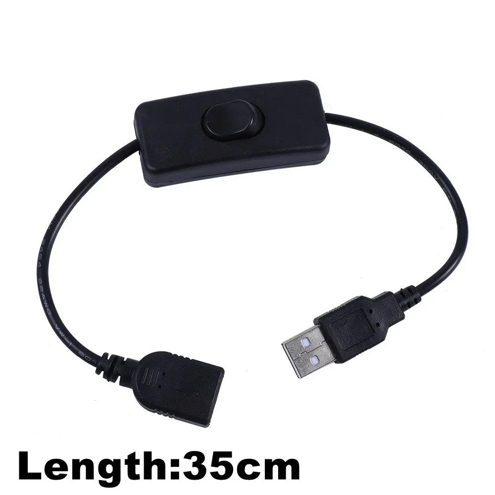 6 Types DC 5V LED Knob Dimmer Switch USB Female To Male Extension Cord with Rotary ON OFF Controller White Black Strips Lights
