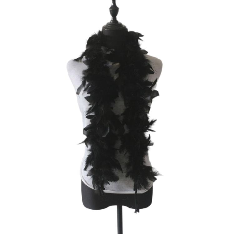 

Women Boas Scarf Bachelorettes Party Neck Scarf Festival Costume Accessories чорний