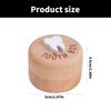 Aufbewahrungsbox für Milchzähne für Kinder Holz Souvenir Organizer Halter Etui für Babyzähne Erinnerungen und Säuglingswachstum