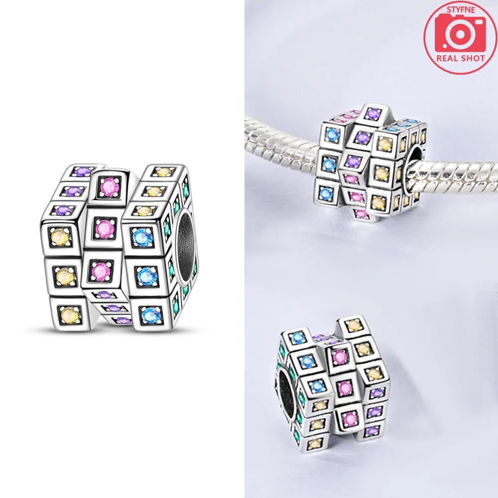 Copper Pendant Pink Ballet Girl Bow Charms Beads Fit Original Bracelet Necklace Jewelry Making For Women Diy