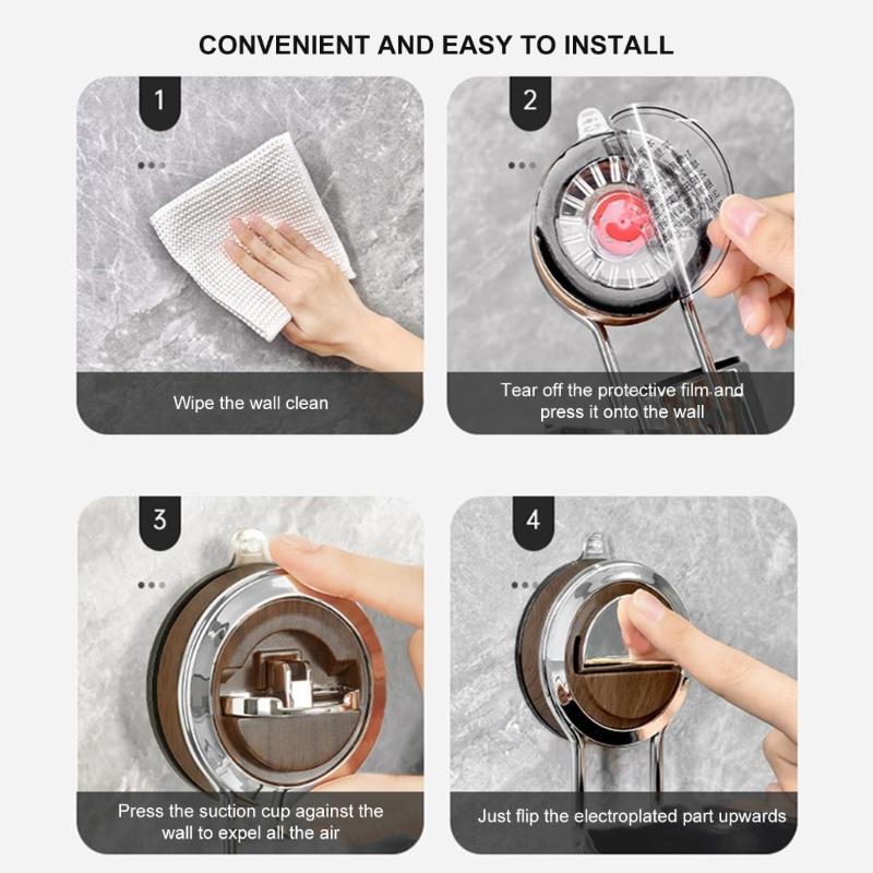 Space Saving Toilet Cleaning Brush with Flexible Head and Hygienic Holder for Small Bathrooms