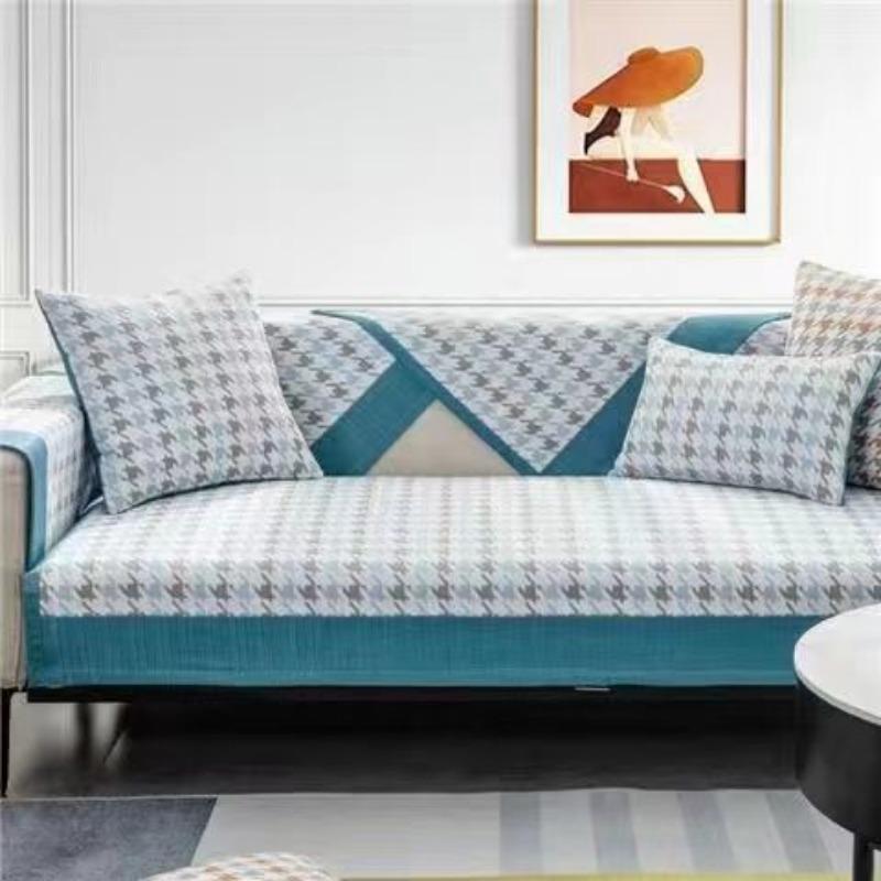 

Four Seasons Universal Sofa Cushion Chenille Non-Slip High-End Fashion Full Cover Towel Sofa Cover Simple Modern 70*70cm