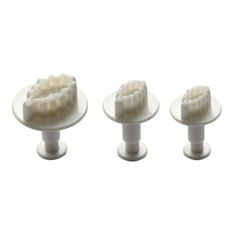 Embossing mold DIY Sugar cake mold 3pcs Holly leaf Christmas leaves Biscuit mold Spring compression mold