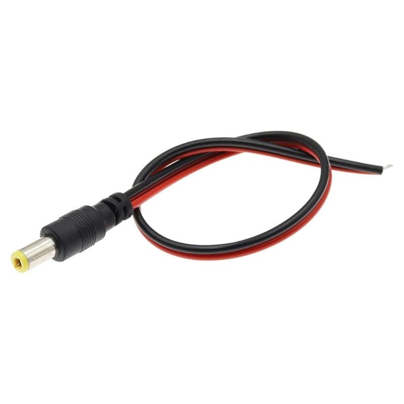 5.5x2.1mm Connector Wire Easy Polarity Identification Secure CCTV Camera System Use