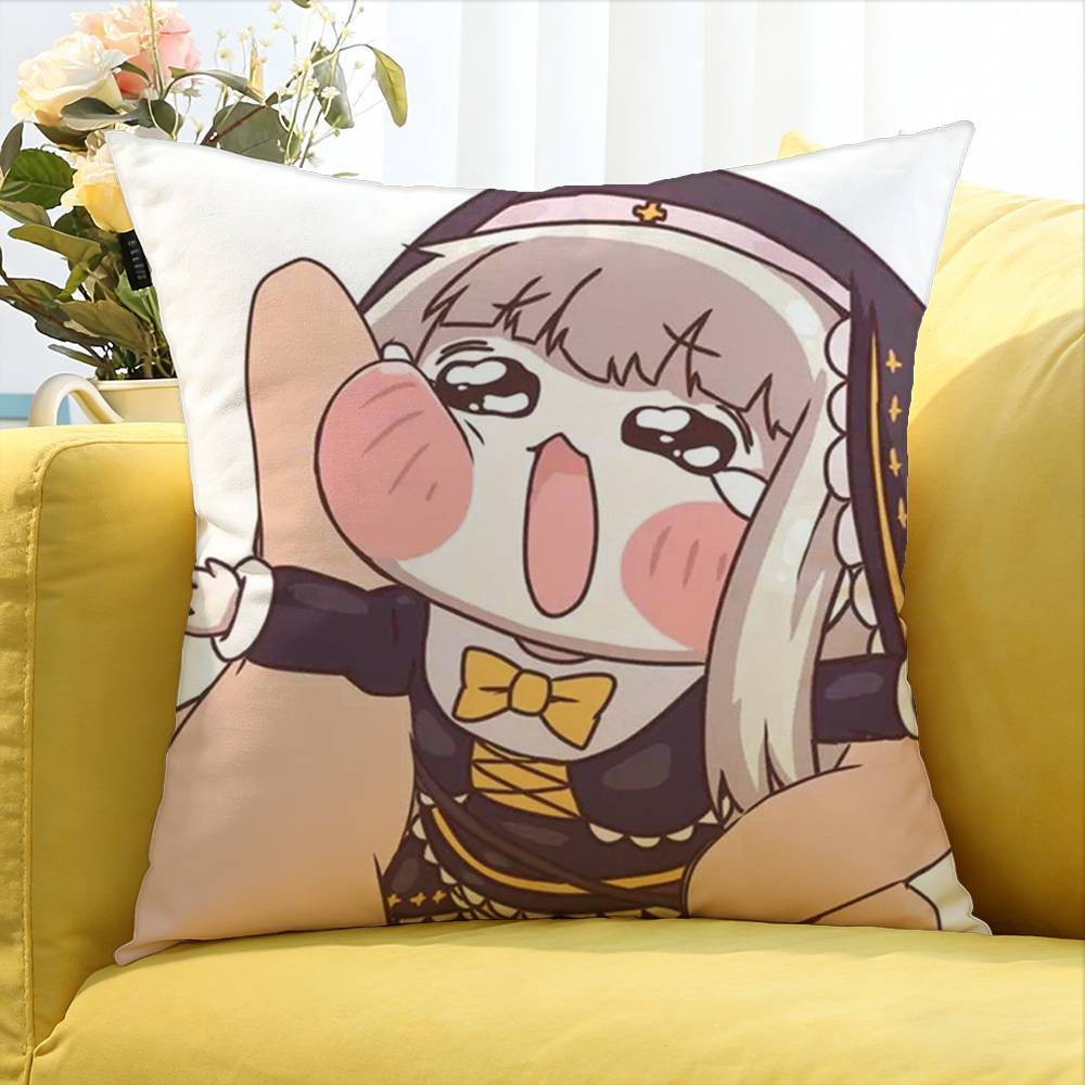 Trickcal Chibi Go G-Game World Various Sizes Square Pillow Case For Car Home Bedchamber Decor