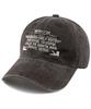 Wig 25007 Seoul Stone Washed Ball Cap