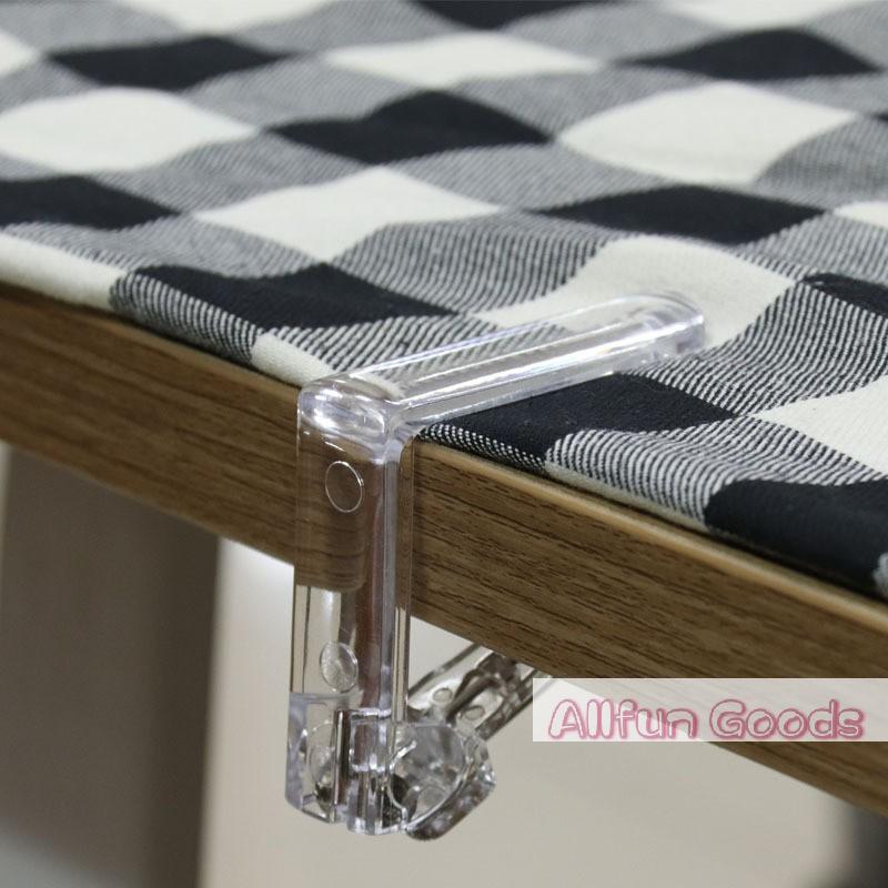 10pcs Plastic Tablecloth Clips Transparent Non-slip Securing Holder Decorative Leaf Tablecloth Clamp Holder Table Cover Clamps
