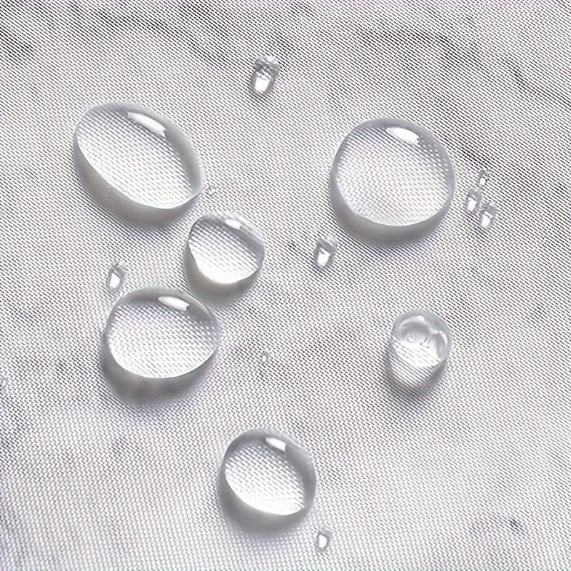 4-Piece Set Of Blue Cartoon Mushroom Printed Waterproof Shower Curtains With 12 Hooks And Bathroom Floor Mats