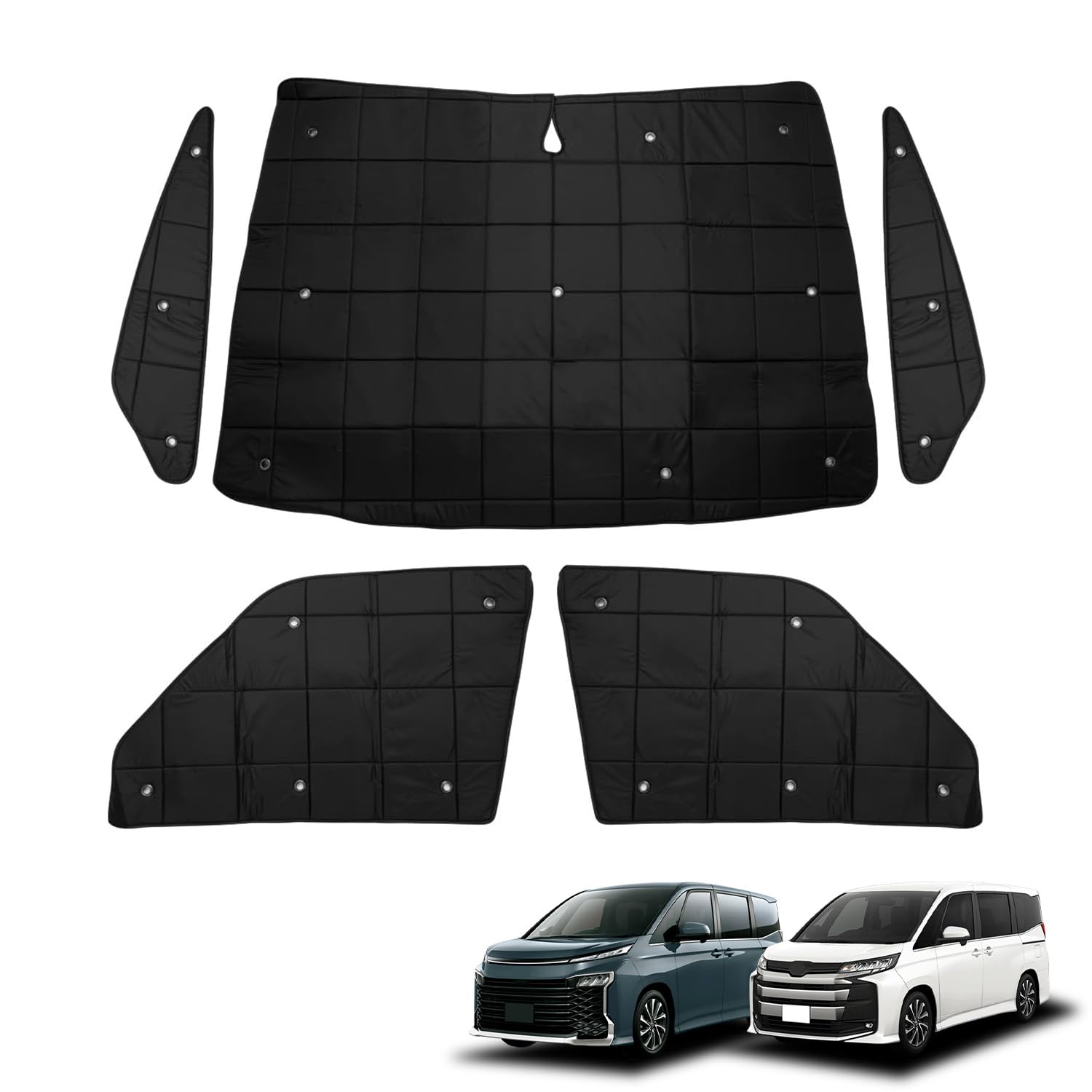 

Солнцезащитный козырек SunYard для Toyota Voxy и Noah 90-й серии, тип на присосках, компактное хранение, чёрный