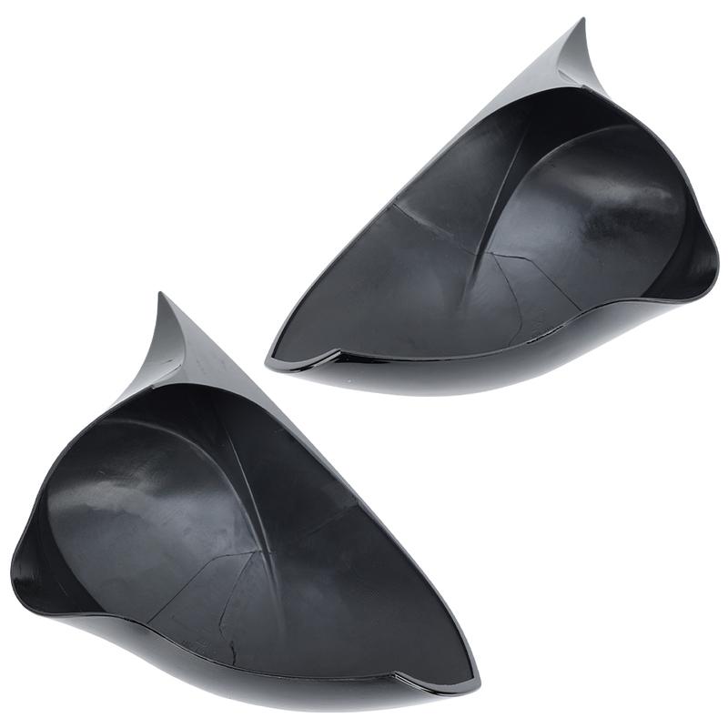 Türspiegel Klebehupe Abdeckung Kappe Für SEAT IBIZA 2008 2009 2010 2011-2016 Glänzend Schwarz Seitenspiegel Abdeckung Kappe Autozubehör