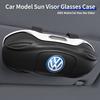 Ear1 Car Glasses Case Sunglasses Storage Box Auto Interior Accessories For Volkswagen VW Tiguan CC Jetta Polo Golf Passat Scirocco