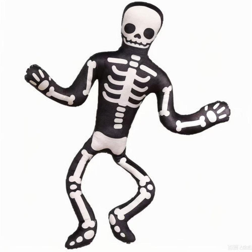Halloween Joint Mobility Skeletons Plush Toy Skeletons Doll Joint Mobility Skeletons Plushie Halloween Monster Plush Toy