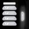 AGE2   4Pcs Car Safety Warning Decal Night Reflective Mark Stickers For Lexus F-SPORT ES RX NX LS UX LM LX GX LC RZ IS CT GS RC HS SC