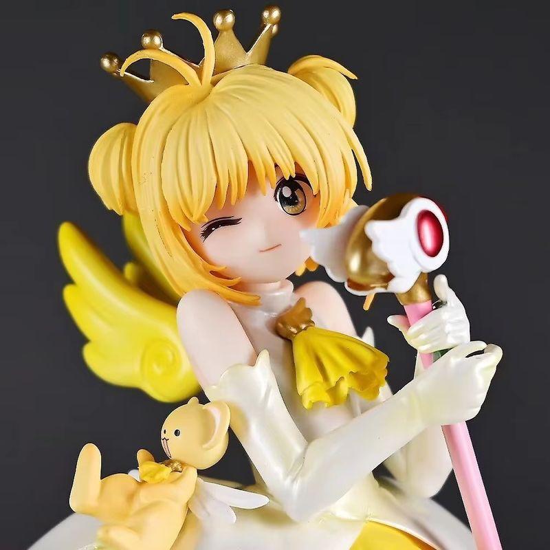 Kids Birthday Gifts Anime Card Captor Figure Kinomoto Sakura Figures Action Models Statue Collection Doll Toys Desk Decoration