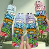 1PC Cosmic Space UFO Alien Pattern 750ml Color Plastic Sports Water Bottle Leakproof Flip Straw Lid Suitable for Sports Office Home Use